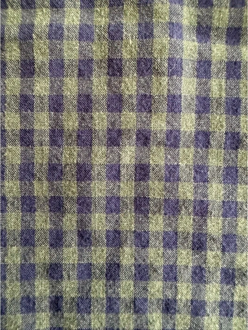 J.Crew Men's Slim Fit Button-Down Navy & Green Gingham Shirt - Size S